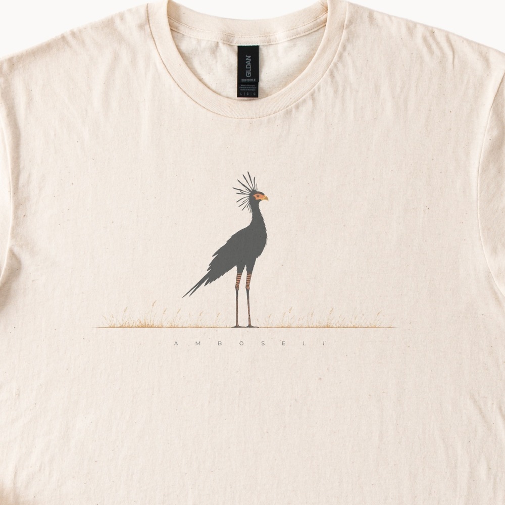 Amboseli Bird Standing Tall Tee